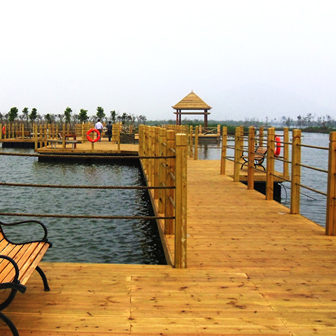 珠海橫琴濕地公園浮橋