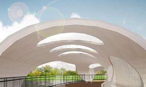 南充印象嘉陵江景觀浮橋·“絲”“路”之源