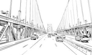 分解橋梁結構的主要部分